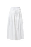 Florence Maxi Skirt, WHITE - example image 3