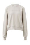 Seamed Fleece Top, ALMOND - alternate image 2