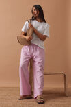 The Lounge Pant, HIBISCUS PINK TRIPLE STRIPE - alternate image 6