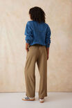 Pleat Front Pant, BISCUIT - alternate image 3