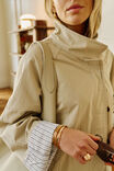 Rowan Longline Jacket, STONE - example image 4