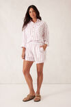 Mila Short, WHITE HERITAGE RED TWIN STRIPE - alternate image 6