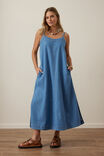 Remy Strappy Midi Dress, NEW VINTAGE BLUE - alternate image 5
