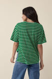 Stevie Slouchy Tee, WINTER GREEN/VANILLA - alternate image 3