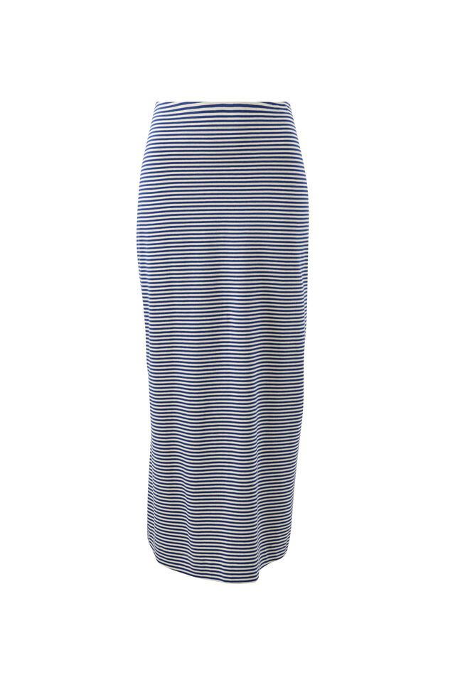 Clara Column Skirt, STONE MINI STRIPE