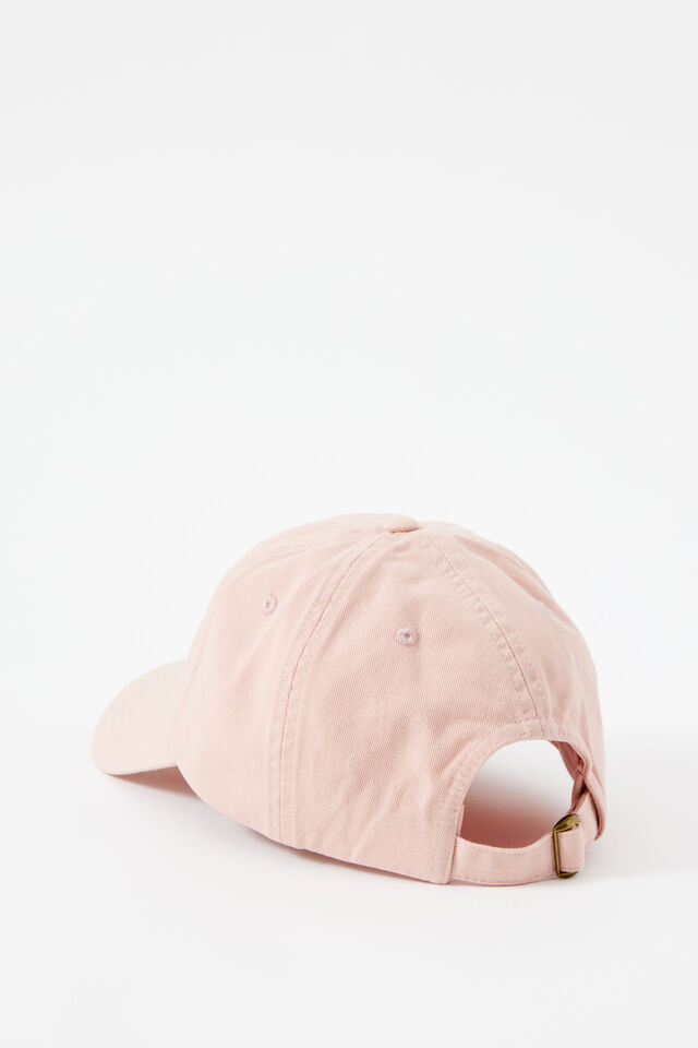 Pip Everyday Cap, CHALK PINK/RED MONOGRAM EMBROIDERY