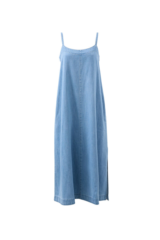 Remy Strappy Midi Dress, VINTAGE BLUE