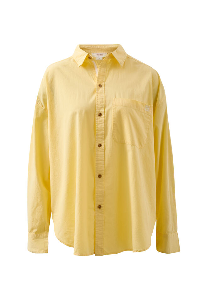 Peta Oversized Shirt, SUNNY YELLOW