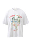 Tully Boyfriend Tee, HOTEL CERES PRINT - alternate image 2