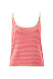 Fia Stripe Knit Tank, FIERY RED ECRU STRIPE - alternate image 2