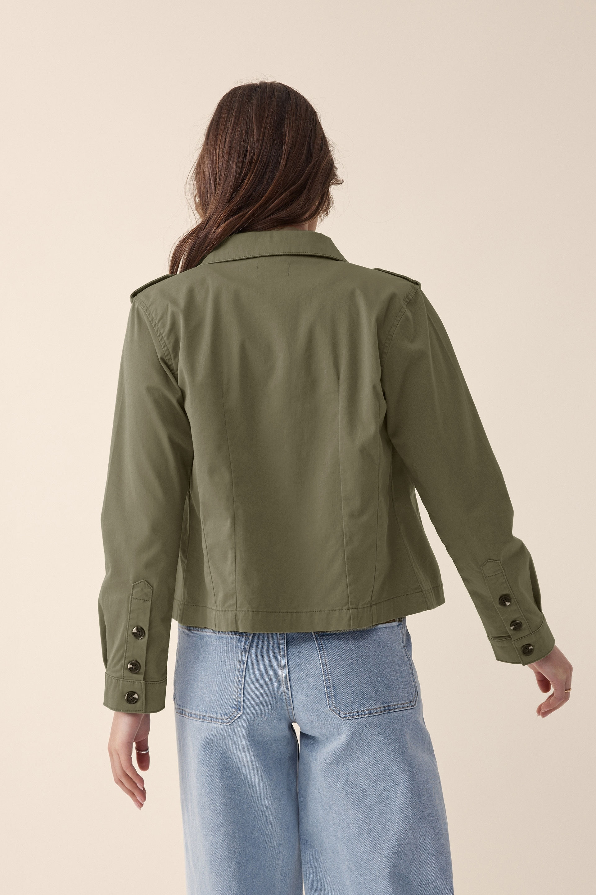 Women's fitted utility best sale jacket