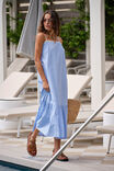 Sunday Maxi Dress, POWDER BLUE TRIPLE STRIPE - alternate image 6