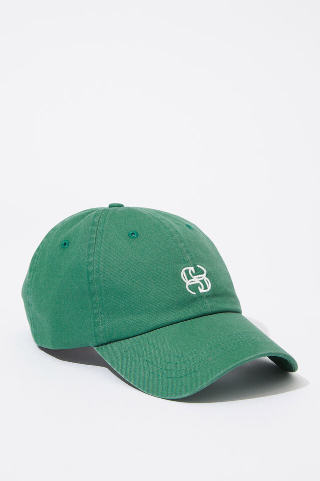 Ceres Monogram Cap, HERITAGE GREEN