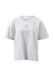 Stevie Slouchy Tee, CLOUD MARLE/CL CREST PRINT - alternate image 2
