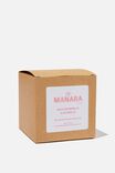 Manara Home Big Bubble Cube Candle, Pink -Black Fig & Guava