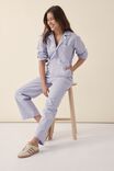 Relaxed Zip Jumpsuit, SMOKEY LILAC RESCUED FABRIC - alternate image 5