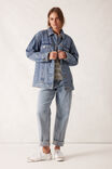 Oversized Denim Trucker, VINTAGE BLUE - alternate image 6