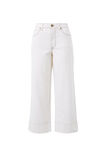 Jude Wide Leg Crop Jean, FRESH ECRU - alternate image 2