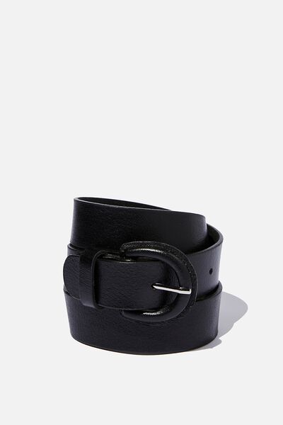 Loop Leather Co. Kelly Belt, BLACK