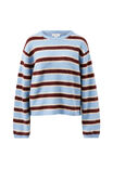 Bonnie Lofty Knit, BLUE STRIPE - alternate image 2