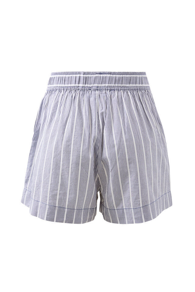 Mila Short, COLLEGE BLUE LADDER STRIPE