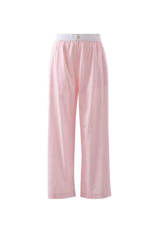 The Lounge Pant, PINK FAINT CHECK