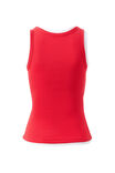 Skylar Layered Rib Tank, RED/WHITE - example image 3