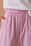 The Lounge Pant, HIBISCUS PINK TRIPLE STRIPE - alternate image 5