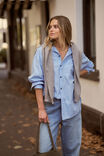 Peta Oversized Shirt, SKY BLUE - alternate image 7