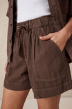 Relaxed Everyday Short, MOCHA TWILL - alternate image 4