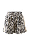 Mila Short, LEOPARD LINEN BLEND - alternate image 2