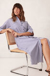 Classic Shirt Dress Jf, CLASSIC BLUE WHITE STRIPE - alternate image 7