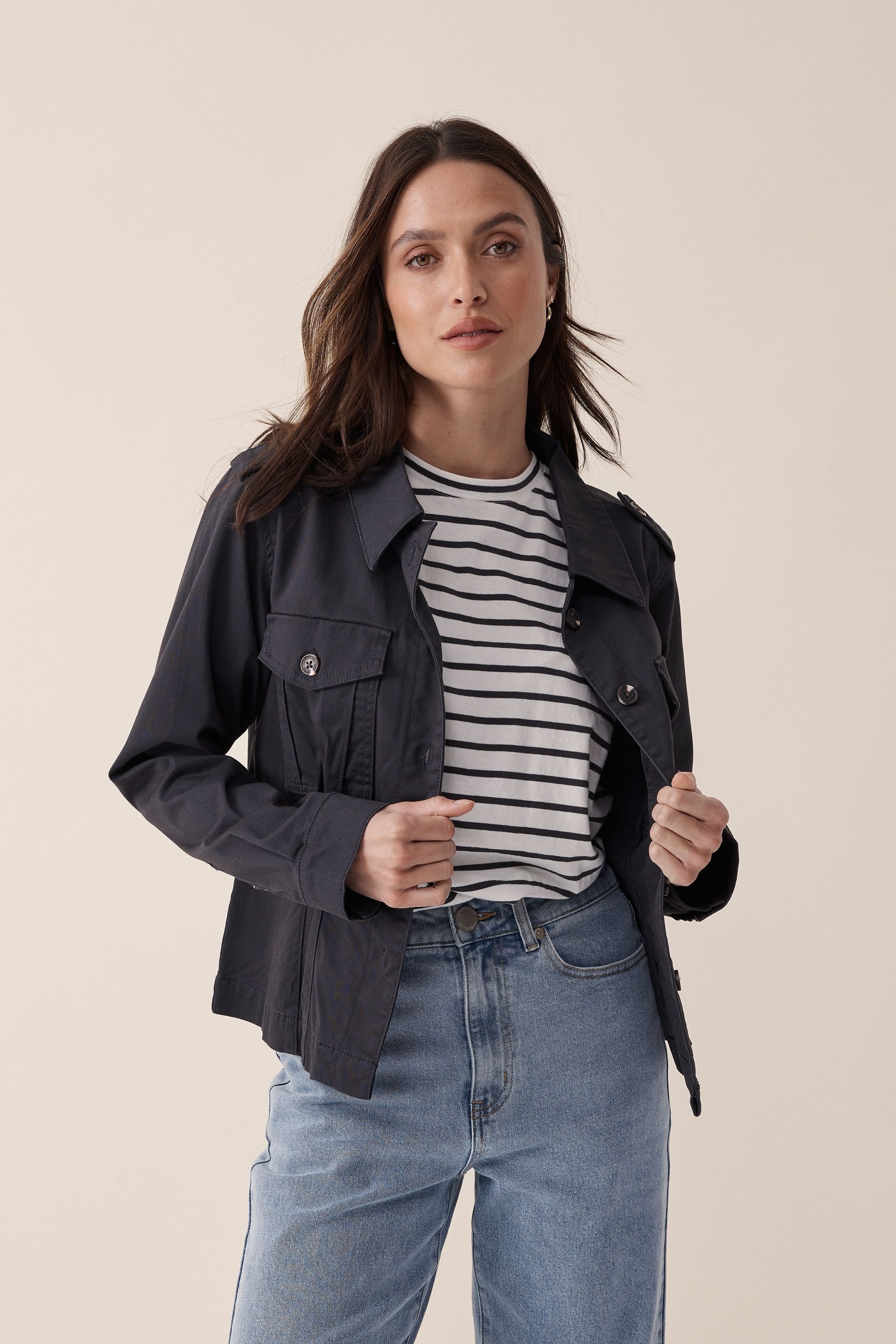 Fitted Utility Jacket
