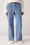 Relaxed Front Pocket Tab Jean, VINTAGE BLUE - alternate image 5