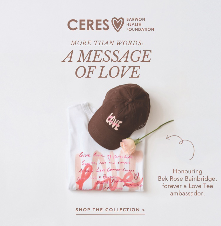 More than words: A message of love.