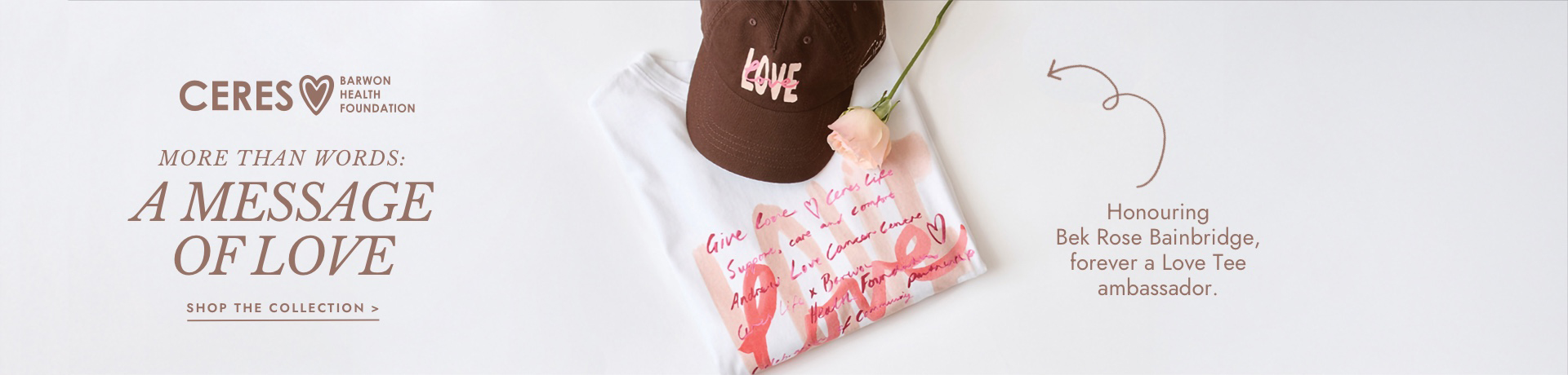 More than words: A message of love.