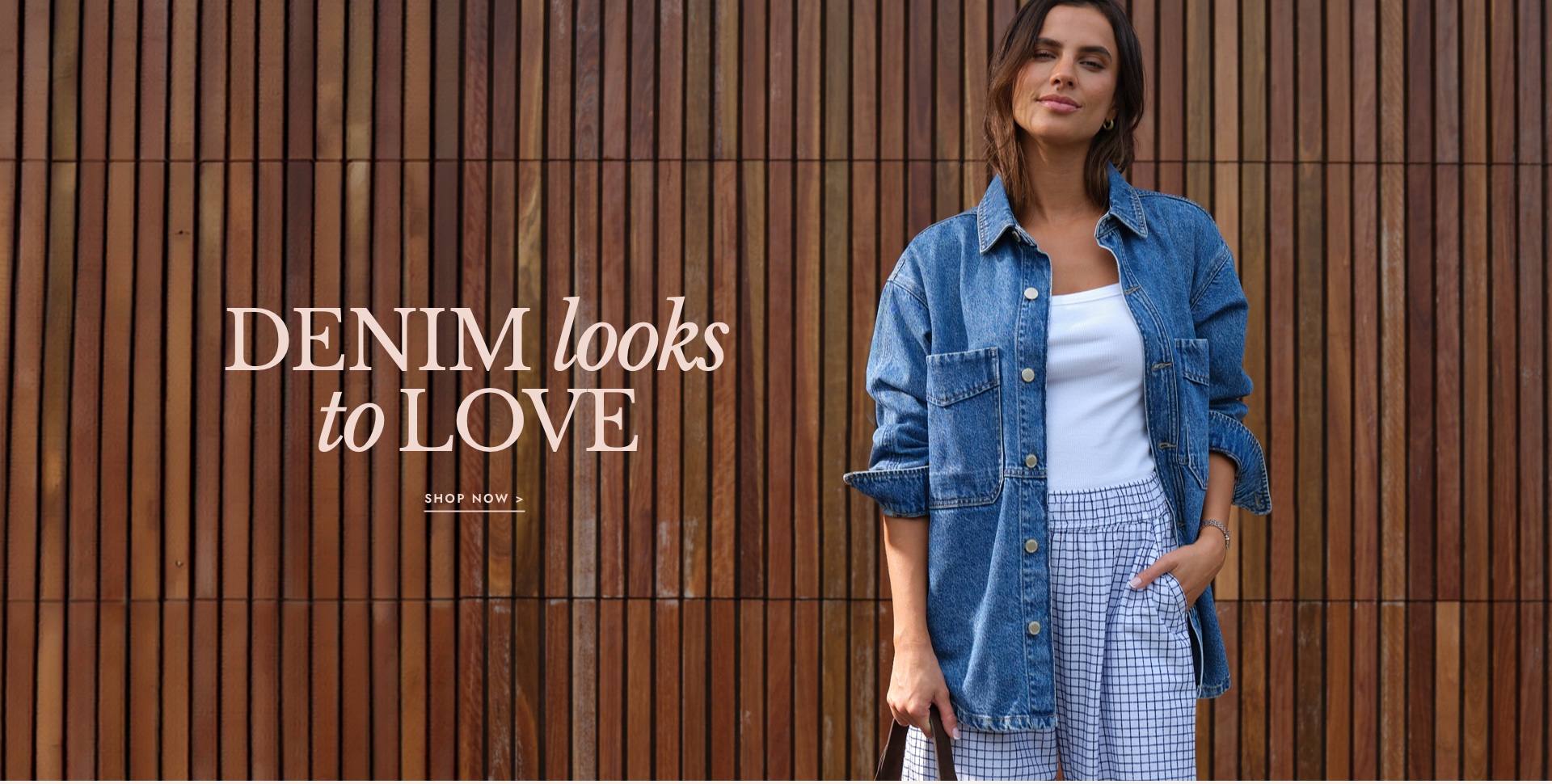 Denim looks we love. Click to shop.