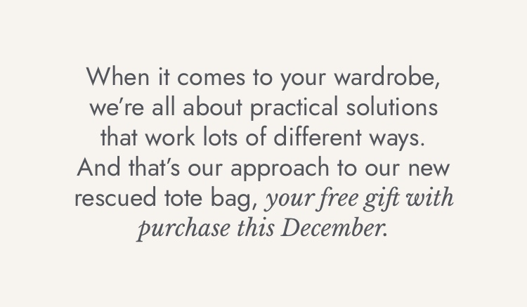 How to use your free tote.