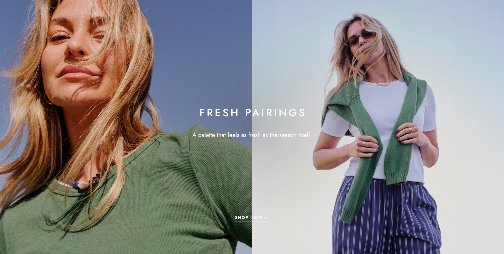Give me colour. Click to shop.