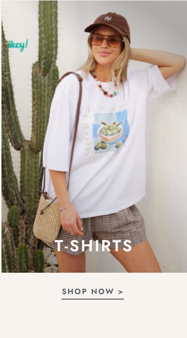 Click to shop t-shirts now.