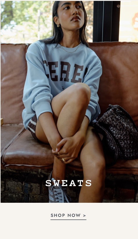 Click to shop sweats now.