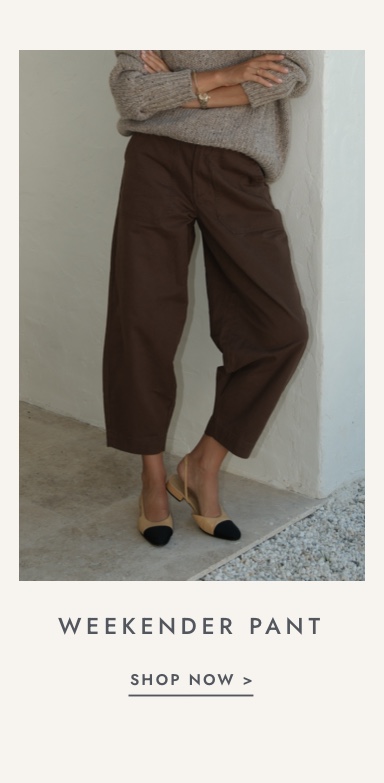 Shop rweekender pant. Click to shop.