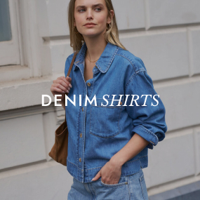 Denim shirts. Click to shop.