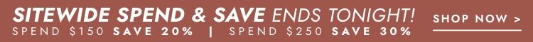 Our Spend & Saves ends tonight.