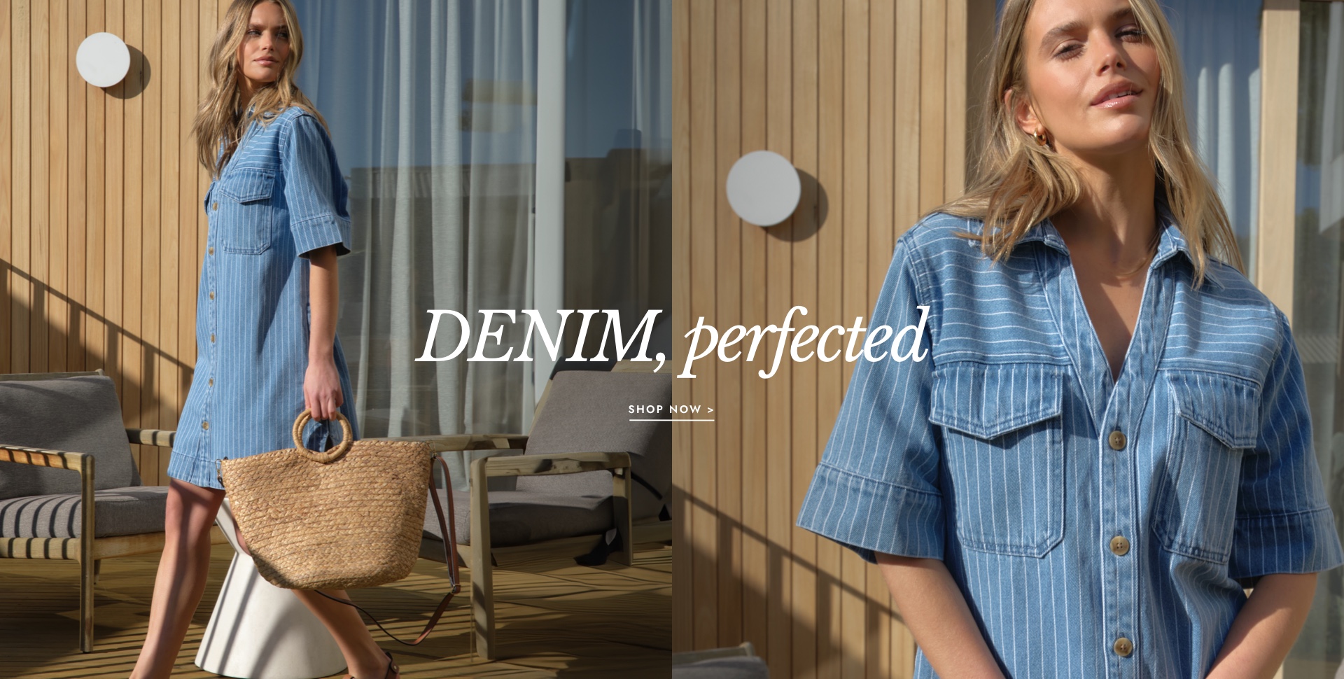 Denim, perfected. Click to shop.