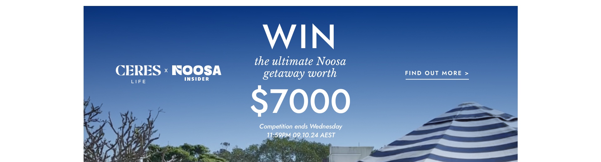 Follow us on Instagram to be in the running for the ultimate Noosa getaway. Click here.