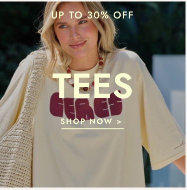 Click to shop tees now.