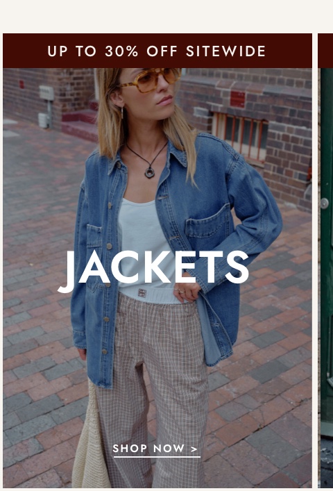 Click to shop jackets now.