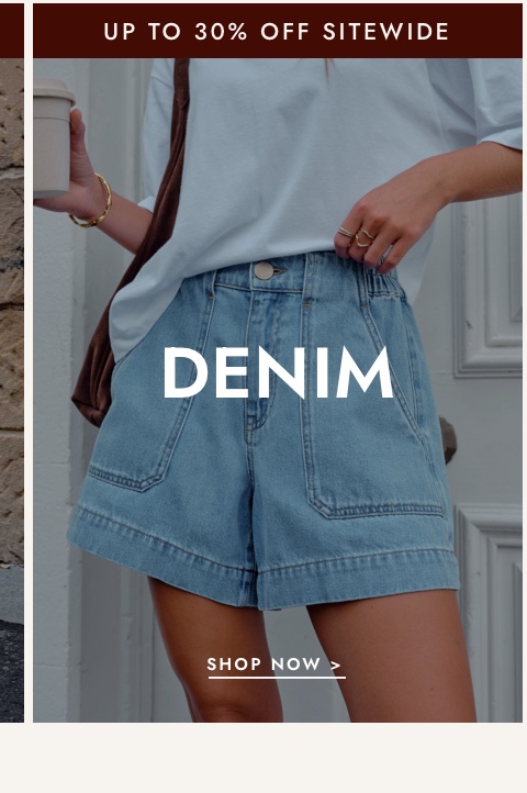 Click to shop denim now.