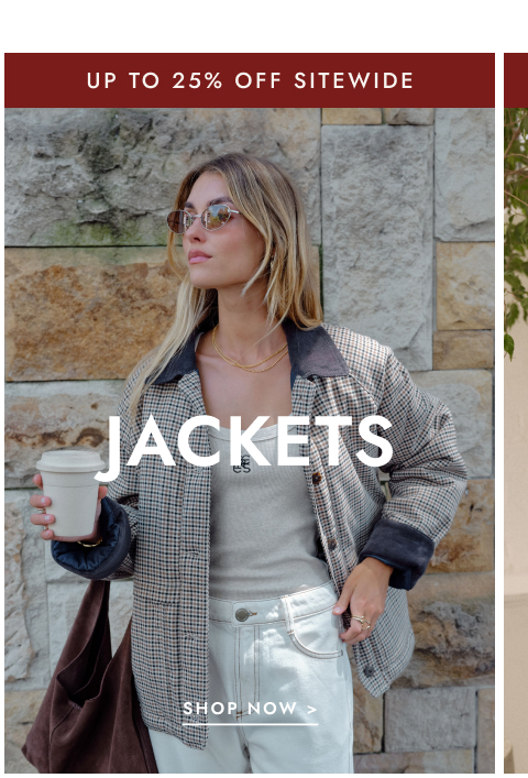 Click to shop jackets now.
